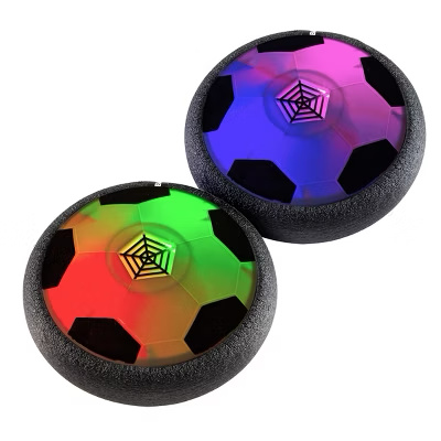2pcs Manufacturer Supply 18CM Light Music Electric Floating Football Indoor Outdoor Sports Toy Hot Sale for Street Stall Made Plastic